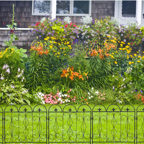 Clôtures décoratives de jardin clôtures de décoration en plastique