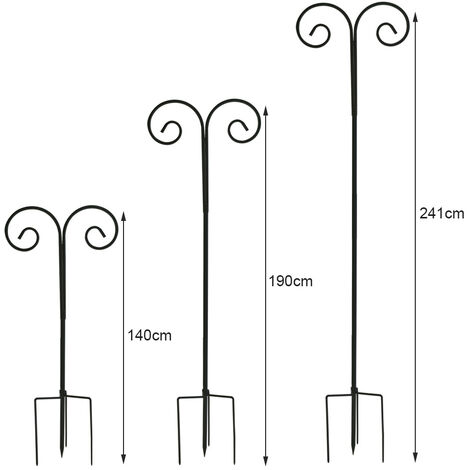 Mangeoire à Oiseaux De 210 Cm Avec Crochets Pour Mangeoires