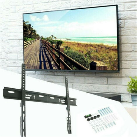 UNHO Support TV Angle Mural Orientable Pour Écrans LED LCD Plasma 32-65''  VESA Max 600x400mm Capacité 45kg Meuble TV Mural Angle