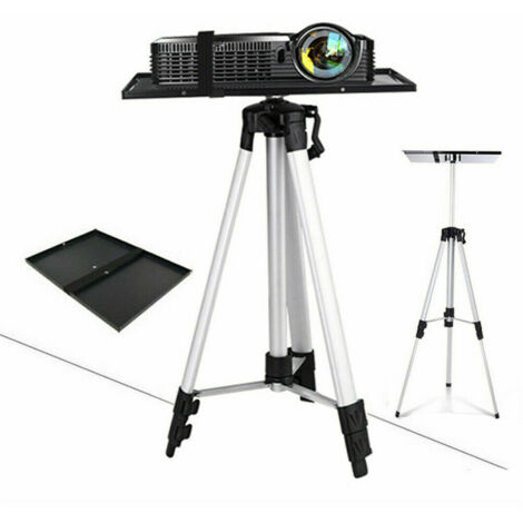 Mini Trépied Réglable Pour Projecteur - Support Stable En ABS + Métal Avec Rotule 360° Et Support Téléphone