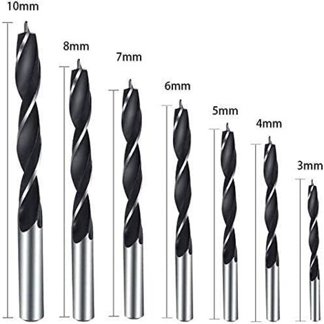 Set De 5 Mèches Forstner Professionnelles - Diamètres 15 à 35 Mm - Pour Bois Dur Et Tendre - Avec Boîte De Rangement