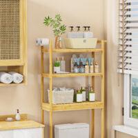 Meuble Mural Salle De Bain Armoire Toilette Suspendu Placard Wc 2 Portes Rangement Cuisine Murale Avec Etageres Reglables 59x20 5x66 5cm