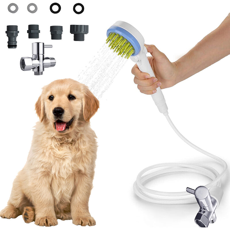 Pulverisateur de douche pour chien, pomme de douche pour chien 