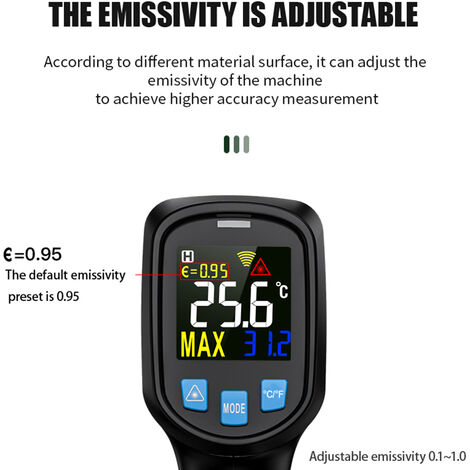 Le Thermometre Infrarouge Mestek Ir03b Est Livresans Pile