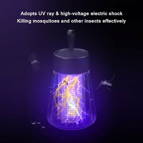 Kkmoon Lampe Anti Moustique A Choc Electrique Portable Insect Catcher Bureau Residentiel Chambre A Coucher Chambre