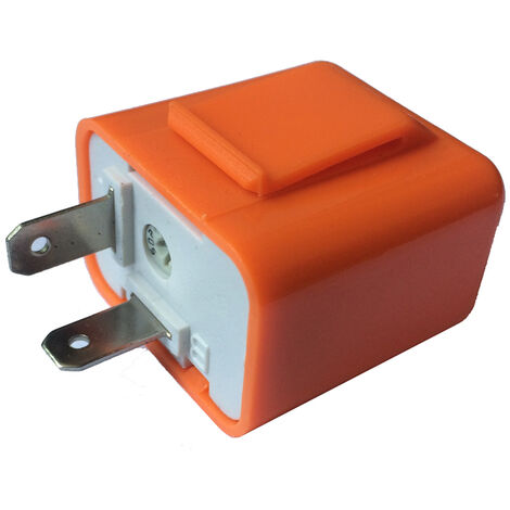 2 broches vitesse universelle réglable LED clignotant relais moto clignotant indicateur facile à installer indicateur orange orange
