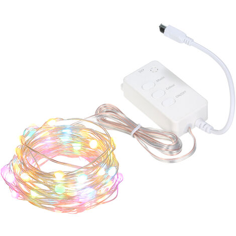 Nouveau 10m 100 ampoules uk plug Arbre de Noël Mariage Fête LED chaîne fée lumière