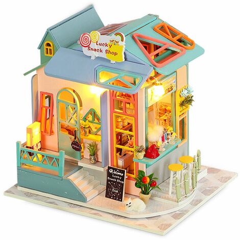 2pcs Dollhouse Miniature DIY 3D Kit Jouet Cadeaux