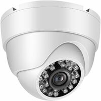 IP caméra de sécurité imperméable extérieur réglable 720P 24LED surveillance 
