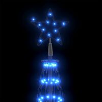 Sapin de Noel cone 400 LED bleu 100x360 cm
