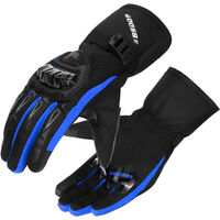 BSDDP gants chauds de moto électrique d'hiver pour hommes et femmes, épais, bleu XL