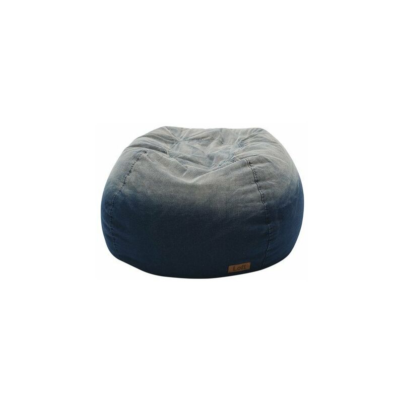 MOBILI 2G - 01 POUF IN TESSUTO DENIM SLAVATO MISURE L.85 H.45 P.80