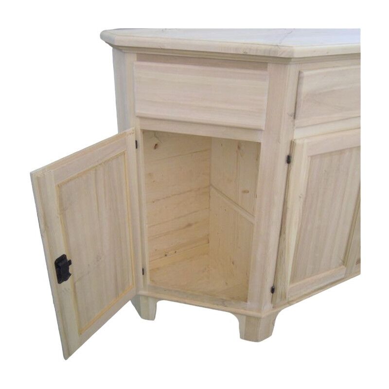 Credenza Vetrina Napoletana 2 Ante Pennellata e Decorata