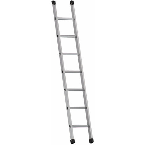 Layher LKW-Leiter aus Aluminium mit 7 Sprossen; Anlegeleiter zur