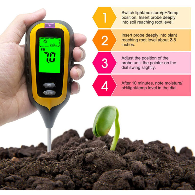 Boden Testsätze für Garten Erde PH Feuchtigkeit Licht Messer Soil Moisture A 
