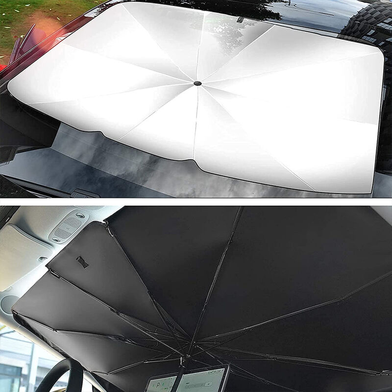 Auto-Sonnenschutz für Windschutzscheibe Faltbarer Auto-Windschutzscheiben- Sonnenschutz Autoschirm für Frontscheibe, passend für Windschutzscheiben  verschiedener Größen （65125cm）