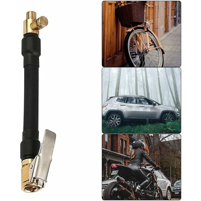 MINKUROW Fahrradpumpen-Adapter-Ventil-Adapter-Kit, aus reinem