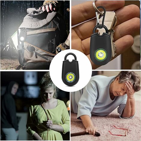 X4-LIFE Security Mini Handtaschenalarm Taschenalarm Panik Alarm