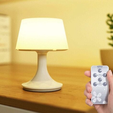 Tragbare drahtlose LED-USB-wiederaufladbare Tischlampe für Zuhause,  Nachttischlampe, für Schlafzimmer und Wohnzimmer, Arbeitszimmer, Café, Loft