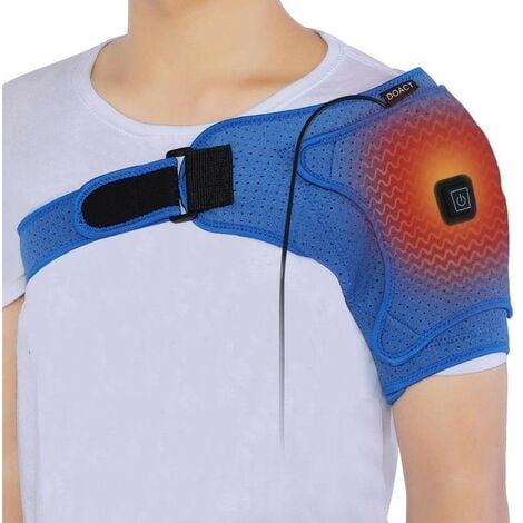 beheizte Schulterdecke, beheizbares Schulterpolster, USB elektrisch  wiederaufladbar, wiederaufladbar, beheizbarer Schulterpolster-Ersatz zur  Linderung von Muskelschmerzen, Schulter