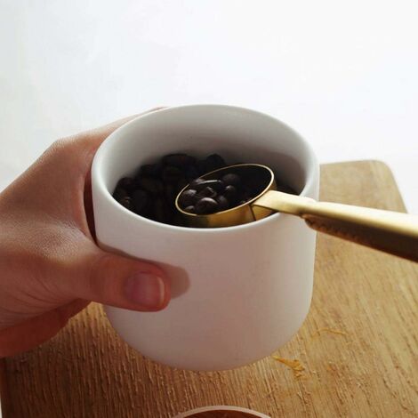 Kaffee kanister luftdicht Edelstahl Lebensmittel gläser mit Löffel