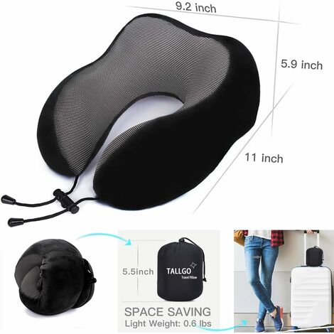 H-förmiges Auto-Schlafkissen mit Kopfstütze Reisekissen für