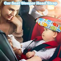 Kids Halterung, Kinderauto-Stirnband, Autositz-Sicherheitsgurt,  Autosicherheitssitz, verstellbare Kopfbefestigungshalterung für Kinder, schützt  Nacken/Schulter, 1 STK