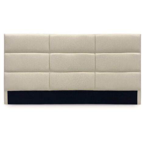 Deco In Paris – Tête de lit en tissu beige 160 cm – Largeur 171 cm – Hauteur 88 cm – Rembourrage généreux pour confort optimal