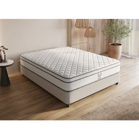 Matelas hybride ressorts ensachés 160 x 200 cm épaisseur 25 cm