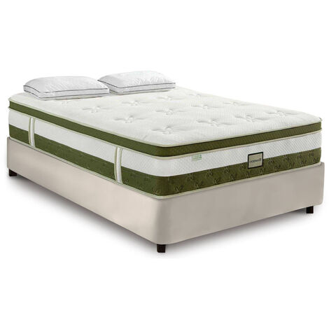 Matelas HYBRID 160 x 200 cm ressorts ensachés et mémoire de forme