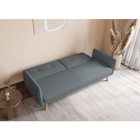 DECO IN PARIS Canapé Clic Clac En Tissu Avec Pieds En Bois Natal