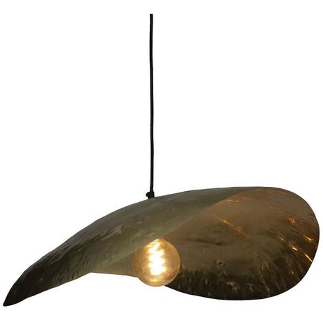 Suspension métal D80 cm doré Arlo Atmosphera