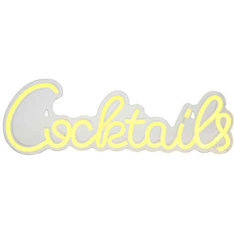 Néon mural USB Cocktails Ostaria