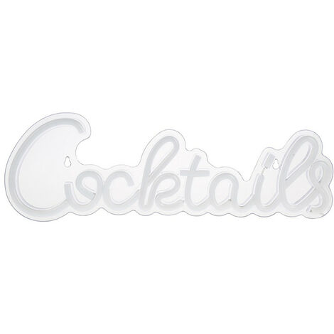 Néon mural USB Cocktails Ostaria