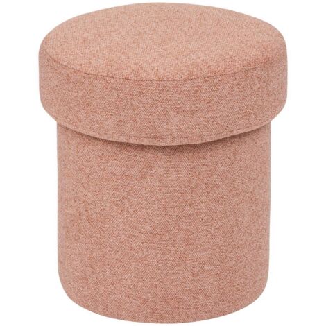 Atmosphera Kita pouf terracotta diamètre 37 cm hauteur 40 cm (1/3)