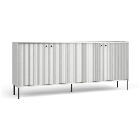 Buffet 4 portes blanc mat Iris
