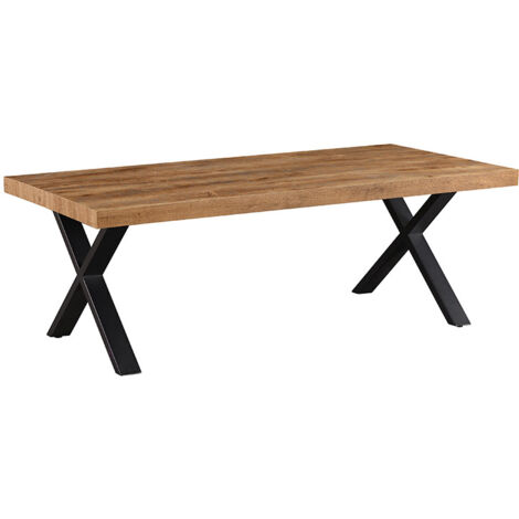 Table basse 130 cm pieds X Edouard (1/2)