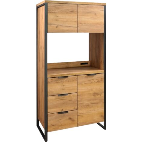 Meuble de cuisine 3 tiroirs + 3 portes Ron (1/2)
