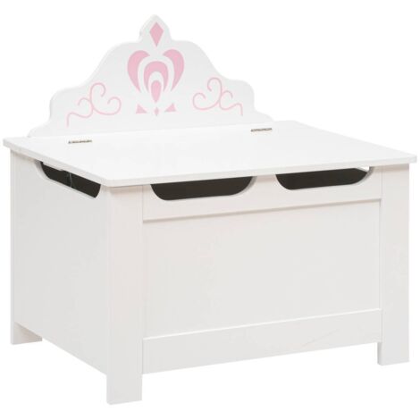 Coffre De Rangement Couronne Blanc Atmosphera For Kids (1/6)