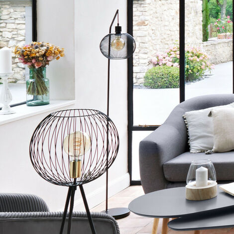Lampadaire suspendu Emie noir Atmosphera