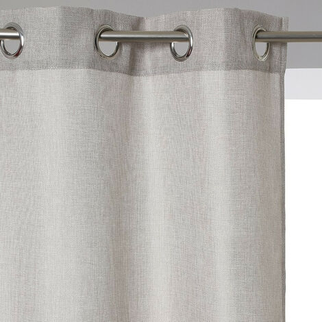 Rideau look jute 140x260 cm gris Atmosphera (1/4)