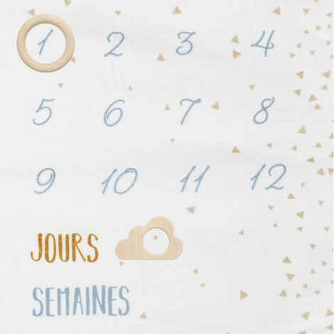 Couverture Étape Bébé Étoiles Atmosphera 120x80 Cm - Rose