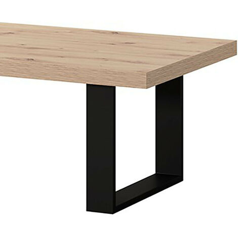 Table basse 135 cm pieds métal Eden