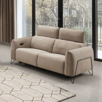 Canapé 2 places relax électrique 4311 beige