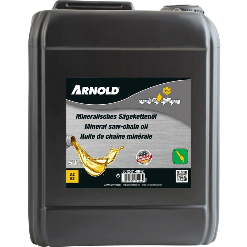 Arnold Sägekettenöl mineralisch Kettensägenöl Kettenöl Kettenhaftöl 5 Liter