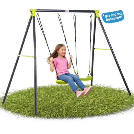 Baby Vivo Kinderschaukel / Schaukelgestell - Doppelschaukel bis 100 kg