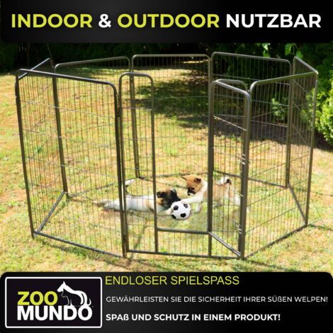 zoomundo Welpenauslauf / Freilaufgehege 8-Eck - XL