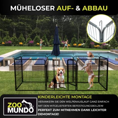 zoomundo Welpenauslauf / Freilaufgehege 8-Eck - XL