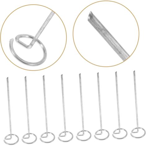 Capuchons Pompon Homoyoyo Lot De 20 Embouts Métalliques Pour Glands & Pompons – Capuchons Colorés Avec Vis Pour Colliers, Bracelets, Sacs Et Création Bijoux DIY