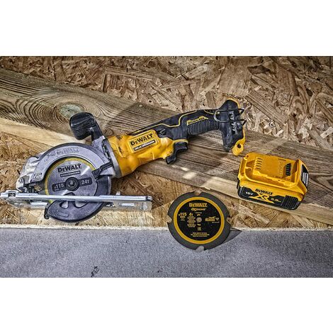 18V DeWALT 115 mm Akku DCS571NT bürstenlos Koffer - Kreissäge Sologerät kabellos